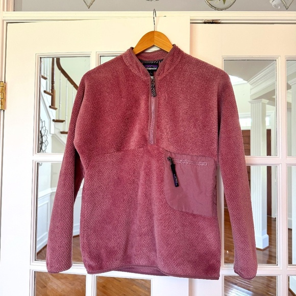 Patagonia Women's Re-Tool 1/2-Zip Pullover, Evening Mauve, Size Small - Picture 2 of 6
